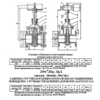 Задвижка чугунная 30ч73бр DN 400 PN 10 Арт.101300045
