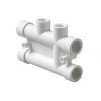 Блок распределительный ПП 25-20 PN 25, на 1 направление, белый, Pro Aqua PA63010P Арт.251439703