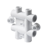 Блок распределительный ПП 25-20 PN 25, на 2 направления, белый, Pro Aqua PA63012P Арт.251439723