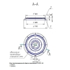 Люк чугунный Л (А15) -1-60 нагрузка 15кН, СанТехПром Арт.273100031