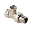 Клапан радиаторный настроечный Ду 15 PN 10 прямой, под шестигранник MVI TR.112.04 Арт.922101050